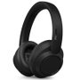 Philips Auriculares Inalámbricos TAH6509/ Supraaurales con Micrófono, Bluetooth 5.3, Cancelación Activa de Ruido Pro ANC, Batería 70h, Cómodos Plegables, Negro